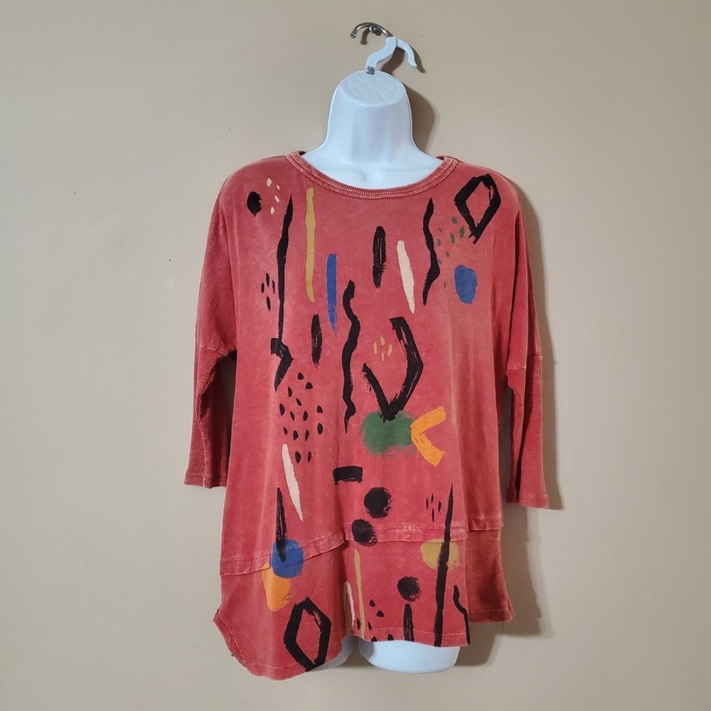 Jess & Jane salmon colored Women's Top size M